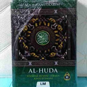 AL Qur'an AL HUDA/AL MARWA Tanggung Resleting A5 Rasm Usmani LINGKAR MEDIA